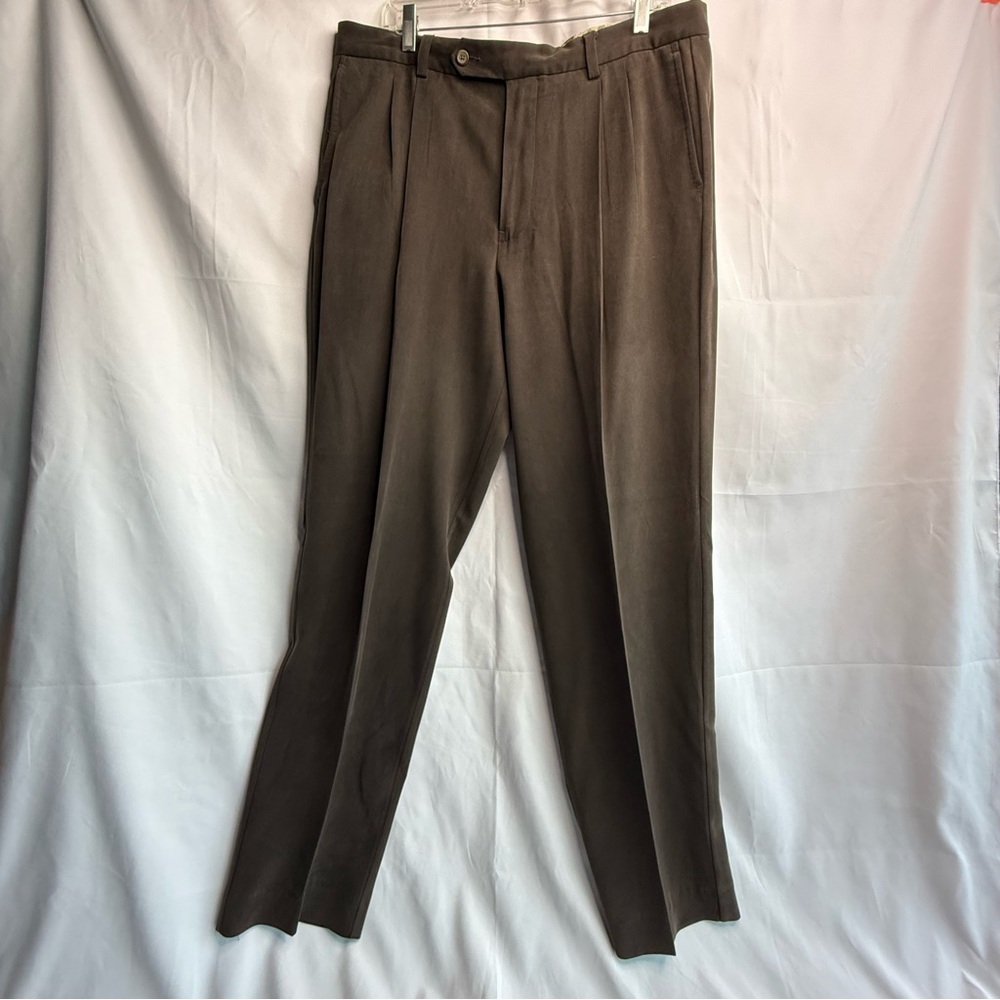 36x33 Tommy Bahama Men's Brown Dress Pants